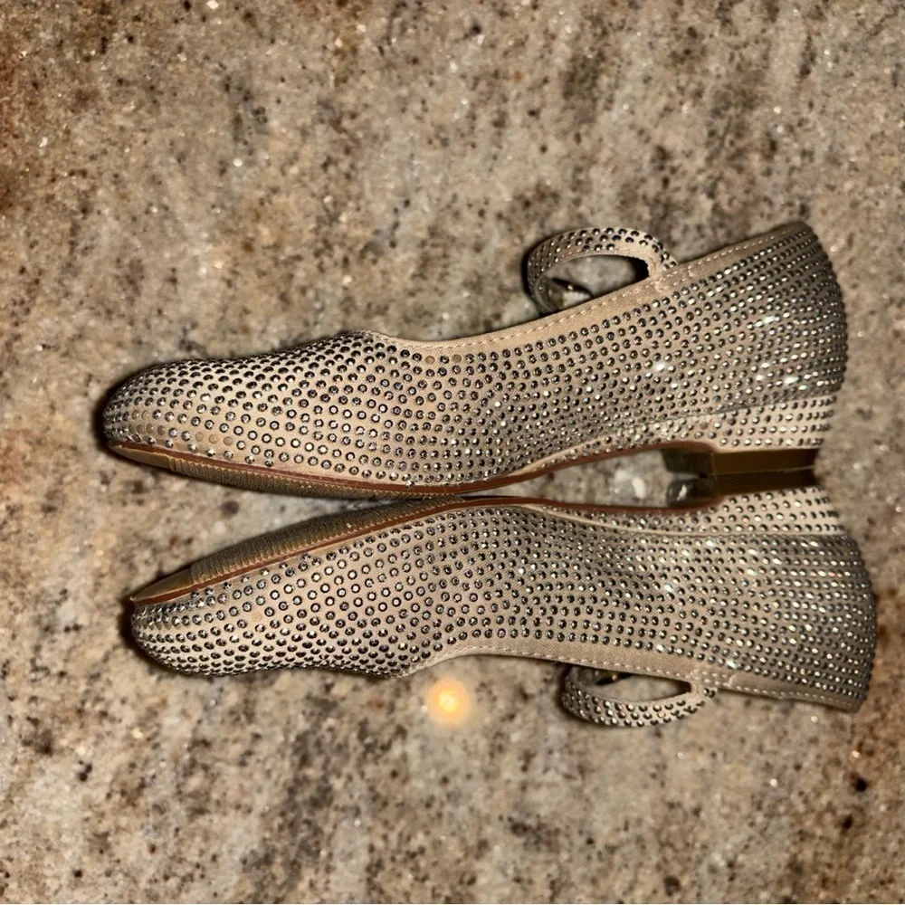 NINA ZELIA sparkly wedding shoes Size 9